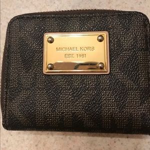 MK Brown wallet